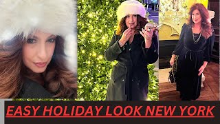 QUICK BEAUTIFUL HOLIDAY LOOK / NEW YORK STYLE