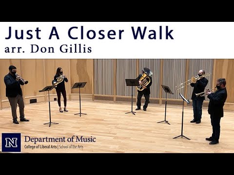 Just A Closer Walk Brass Quintet