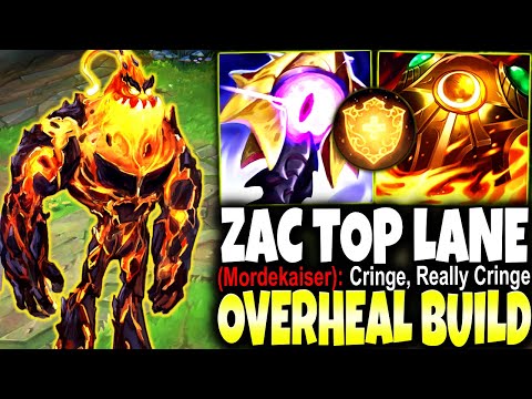 Testing the Limits of OVERHEAL RIFT ZAC Top Lane Build vs a Tilted Morde 🔥 LoL Top Zac s13 Gameplay