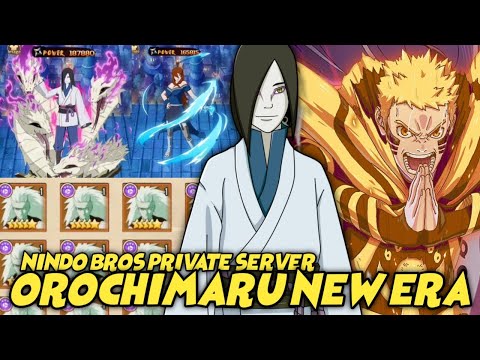 Nindo Bros ENG P-Server Vip13 8M diamond New Ninja Orochimaru new Generation