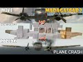MADAGASCAR 2 ESCAPE AFRICA Plane Crash Movie VS Minecraft VS Roblox