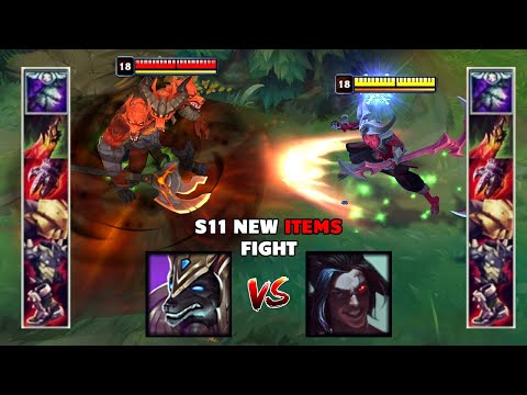 NASUS vs KAYN S11 NEW ITEMS FULL BUILD FIGHTS & Best Moments!