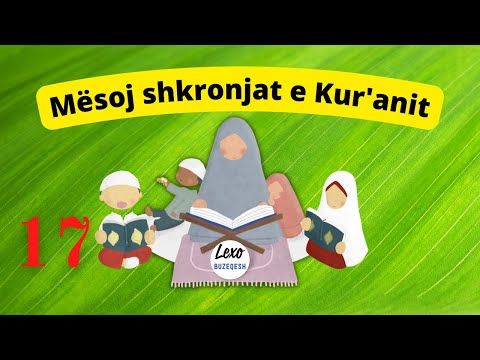 17 mësojmë së bashku shkronjat e Kur'anit
