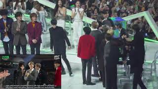 Download lagu [ENGSUB] BTS reaction to TXT Winning ROTY | MMA 2019 mp3