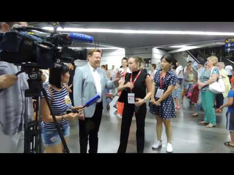 World Choir Games 2016: Günter Titsch arrives in Sochi