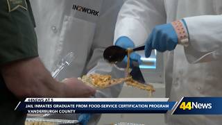 Vanderburgh County Jail inmates graduate from food-safety certification program
