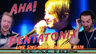 Pentatonix Reaction! - Aha! ( Live Singapore The S