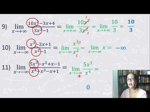 LIMITS AT INFINITY - Exercise Resolution