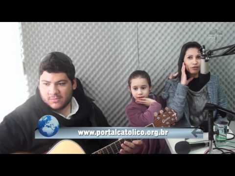 Marilia Mello no programa "Portal Católico no ar"