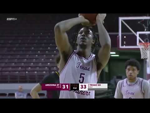 Texas Southern stuns Arizona State 67-66! | Full Game Highlights | College Basketball '22-23