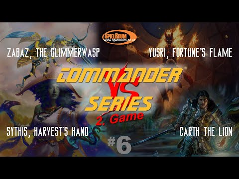 Carth vs. Sythis vs. Yusri vs. Zabaz - Commander Series 6 - SpielRaum [DE] | Multiplayer (2. Game)