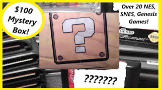 I Bought A $100 Mystery Box Of NES, SNES & Genesis Games Off Of Ebay!
