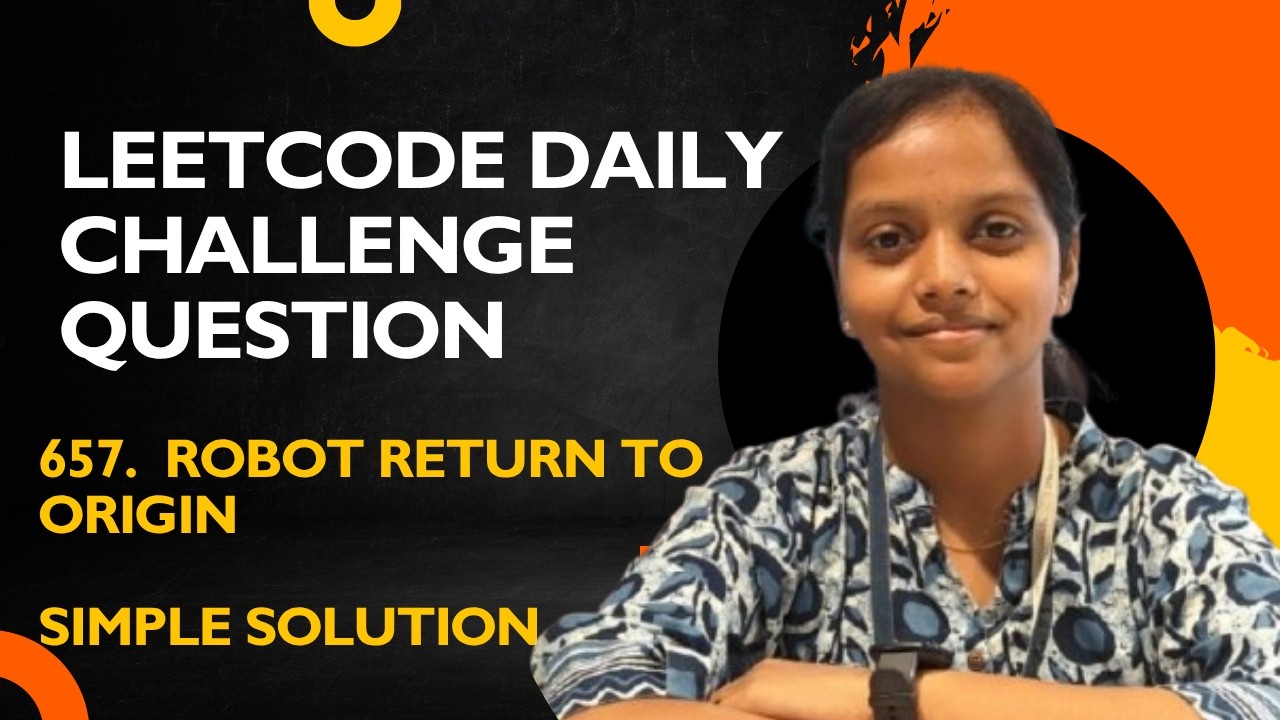Leetcode | 657  Robot Return to Origin |Java | Simple  Solution | Easy Approach