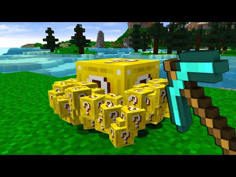 APRO 1.000.000 DI LUCKY BLOCK FORTUNATI SU MINECRAFT ITA!!