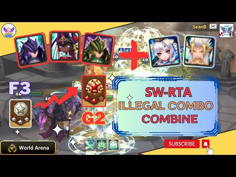 Combination of two illegal combos Viva Rag Leo and Shizuka Oberon.【RTA-SW】Summoners War - RTA