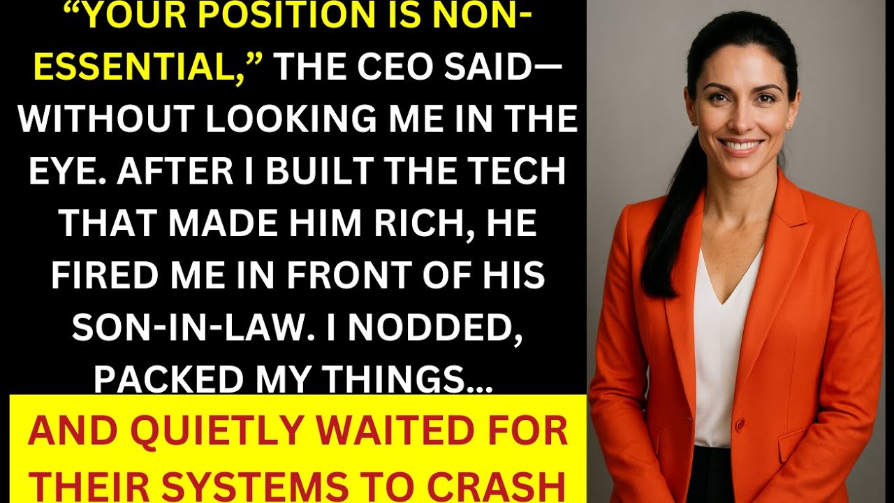My Petty Boss Fired Me Without Knowing I Was The Brain Behind The Company’s $150 Million Patent...