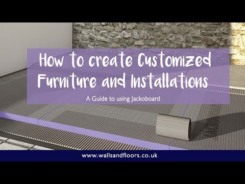 How to create custom bathroom furniture using Jackoboard