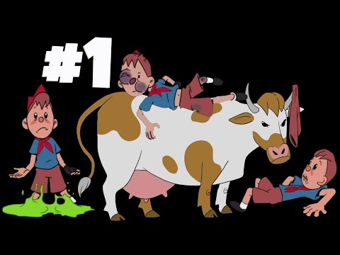 Atomic heart - ALL Death animation Cartoons to Music part 1