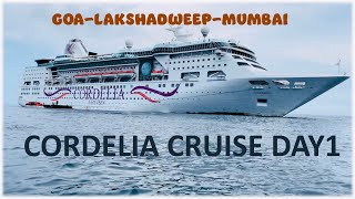 Day_01 ||CORDELIA CRUISE TRAVEL  ||Goa - Lakshadweep - Mumbai || Things to know ! 3Nights Trip || 4K
