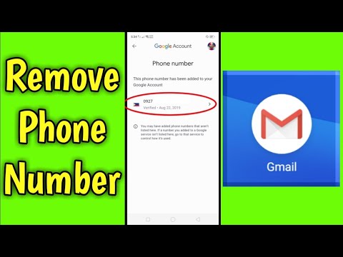 How to Remove Phone Number in Gmail Account