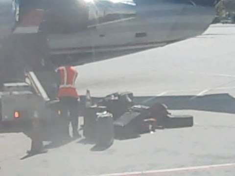 Airline Baggage Fail Too - BUSTED!! Caught on Camera