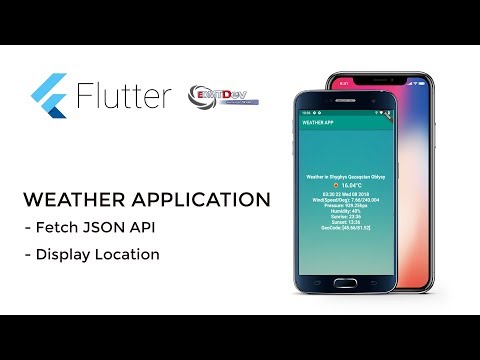 Flutter Tutorial Weather App part 2 Display Weather Information