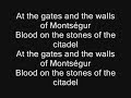 Iron Maiden - Montségur Lyrics