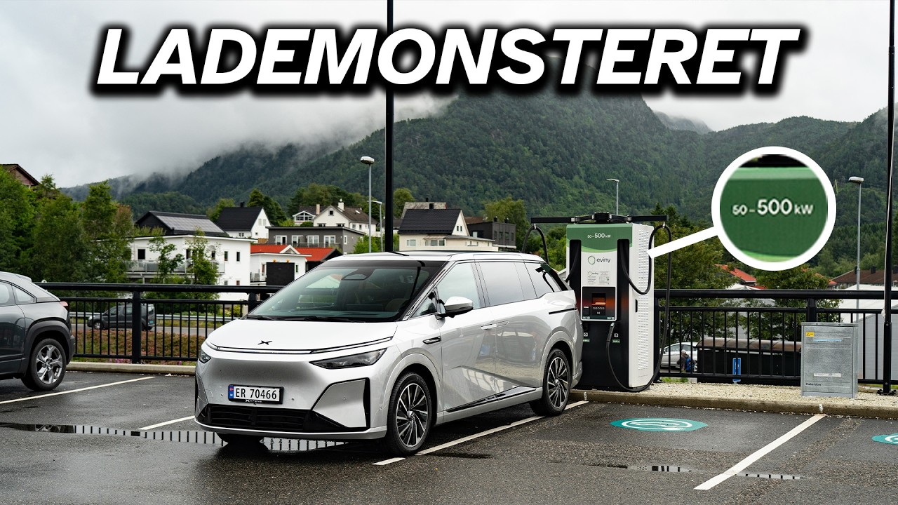 Hvorfor rask lading er den ENESTE løsningen for store elbiler! XPeng X9 AWD Performance ladetest