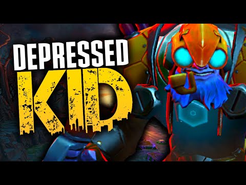 DEPRESSED KID TINKER - LOOK AT THE HAND SPEED | DOTA 2 TINKER GAMEPLAY
