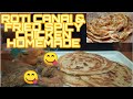 ASMR HOMEMADE SPICY FRIED CHICKEN ROTI CANAI