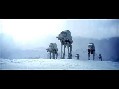 Star Wars The Empire Strikes Back Imperial Walkers Attack Clip (HD)