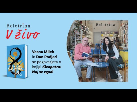 Naslovnica: Beletrina v živo: Vesna Milek: Kleopatra: Naj se zgodi