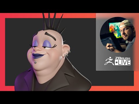 Punk Rock 2D Concept to 3D - Shane Olson & Josh Hunter Black - ZBrush 2021.6