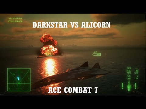 Darkstar VS Alicorn - Ace combat 7