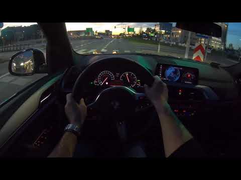 BMW X3 Night 4K POV Test Drive