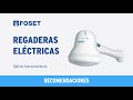 Regadera eléctrica, 4 temperaturas, 14.5cm, blanca, FOSET