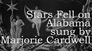 Marjorie Cardwell - STARS FELL ON ALABAMA w. Lyrics &amp; Chords - From &quot;A Tribute To RICK NELSON&quot;