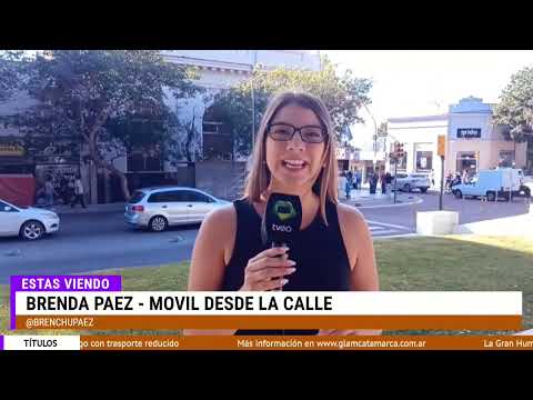 BRENDA PAEZ salio con YVANNA LUDUEÑA a recorrer el centro de SAN FERNANDO DEL VALLE DE CATAMARCA