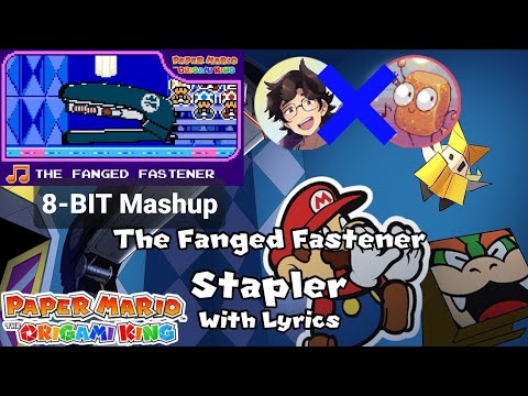 The Fanged Fastener: Stapler with lyrics! 8-BIT MASHUP [Juno Songs × Tater-Tot Tunes]