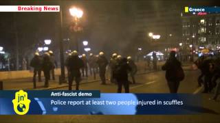 Greece Battles Political Violence: Clashes erupt at anti-Golden Dawn demo held in Athens