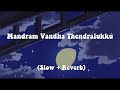 Mandram Vantha Thendralukku Slowed Reverb Mouna Ragam