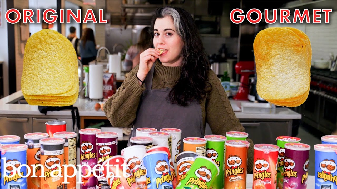 Pastry Chef Attempts to Make Gourmet Pringles | Gourmet Makes | Bon Appétit