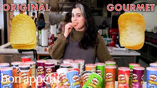 Pastry Chef Attempts to Make Gourmet Pringles | Gourmet Makes | Bon Appetit