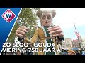Viering Gouda 750: Een brandend stadhuis en dansende Goudse Giganten - OMROEP WEST