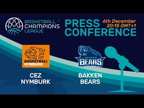 CEZ Nymburk v Bakken Bears - Press Conference - Basketball Champions League