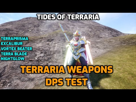 Palworld: Terraria Weapons DPS Test | Sealed Realm of Terraria Weapons Tested