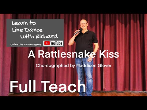 IMPROVER LINE DANCE LESSON 68 - A Rattlesnake Kiss - Part 1 - Full Teach