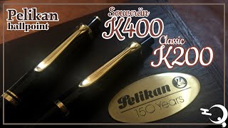 ペリカン K200 K400 ボールペン2種を比較しながら駄弁る動画