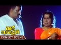 Brahmanandam Lady Getup Comedy Scene Rowdy Inspector Telug Movie Balakrishna Vijayasanthi