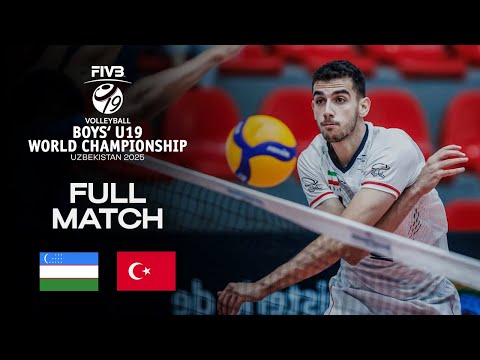 Uzbekistan vs. Türkiye - Pool A | Boys' U19 World Champs 2025 - Full Match